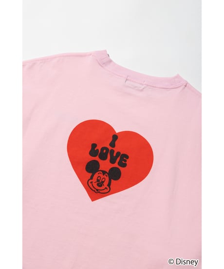 Disney / I LOVE LS TEE【WCJ-TD-049PNK】
