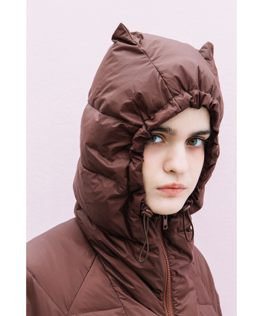 新品WCJ ダウンジャケット猫耳