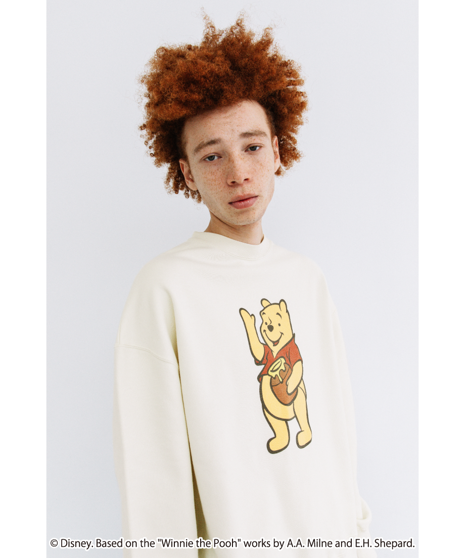 Disney / BIG SWEAT TOP(プーさん)【WCJ-NA-041IVO09】 |