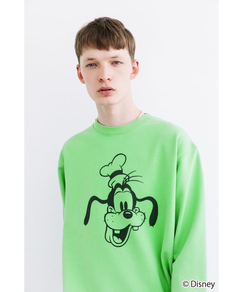 Disney / SWEAT TOP(グーフィー) wcj Disney / SWEAT TOP(グーフィー)【WCJ-TD-001GRN06】 | WC