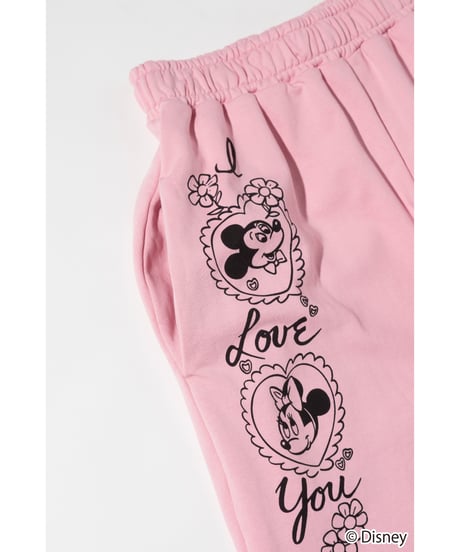 Disney / SWEAT PANTS(ミッキー&ミニー)【WCJ-TD-053PNK26】