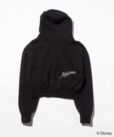 Disney / EMBROIDERY ZIP HOODIE(ミッキー)【WCJ-TD-044BLK01】