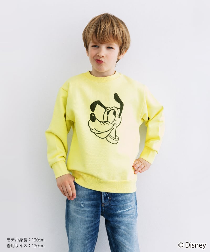 Disney / KIDS SWEAT TOP(プルート)【WCJ-TD-002LIM07】