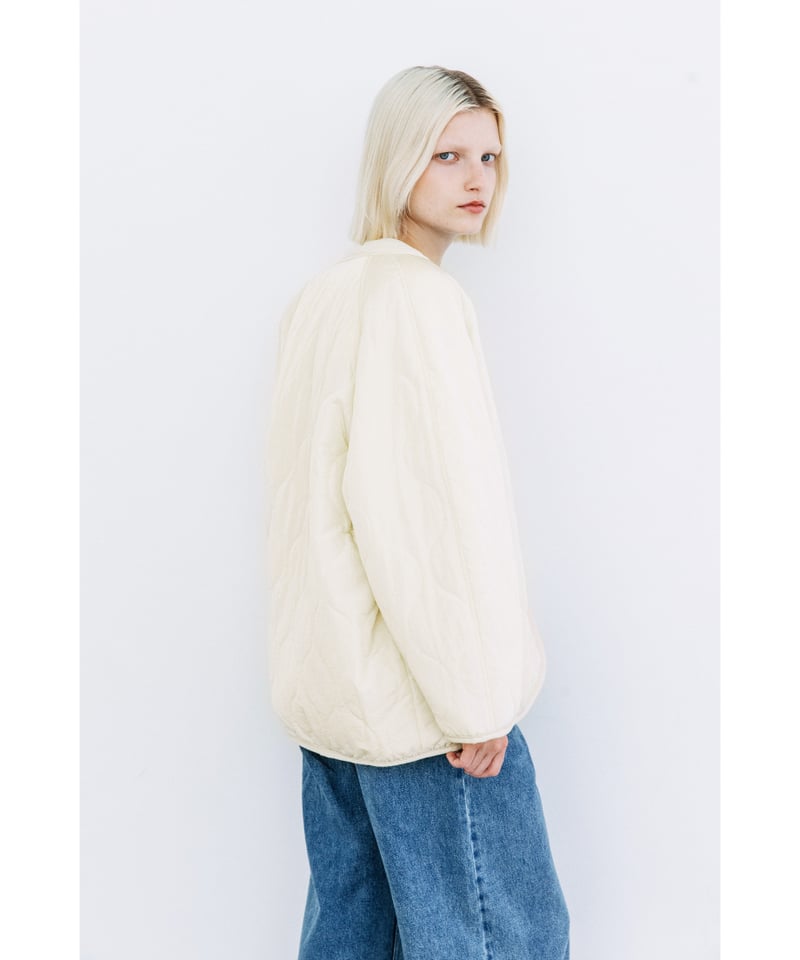 WCJ ひょうたんキルトリバーシブルジャケット　ホワイト ひょうたんキルトリバーシブルコート【WCJ-JF-064IVO-IVO】 | WCJ OFFI