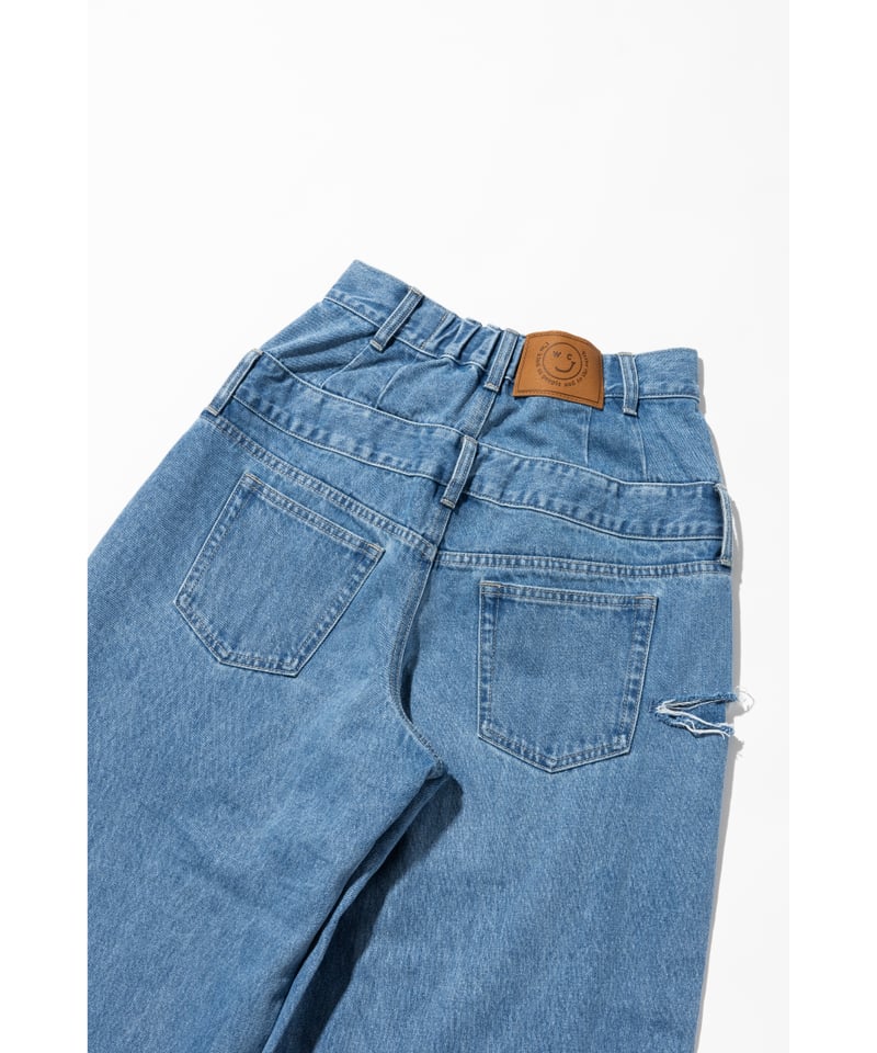 レイヤードデニムパンツ【WCJ-GM-026BLU】 | WCJ OFFICIAL WEB S