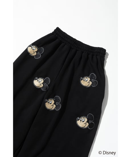 Disney / EMBROIDERY SWEAT PANTS(ミッキー)【WCJ-TD-045BLK01】