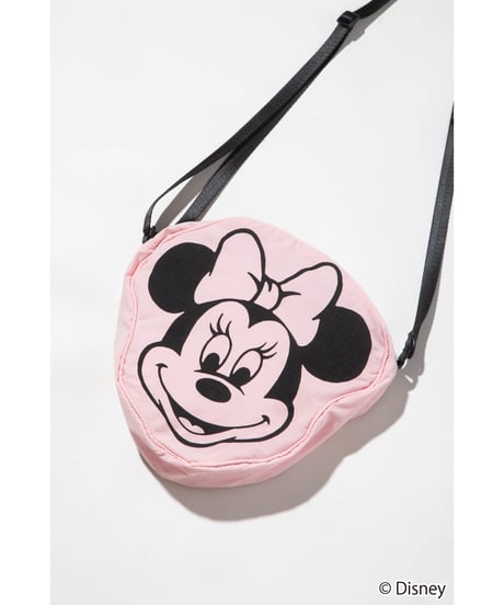 Disney / FACE DESIGN SHOULDER BAG（S）(ミニー)【WCJ-GC-057PNK02】