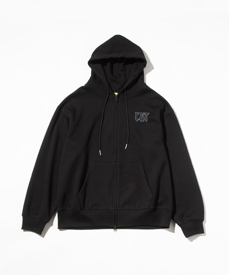 CAT OF THE WORLD ZIP UP HOODIE【WCJ-LK-021BLK】 |