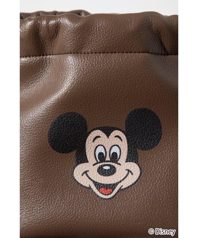 Disney / DRAWSTRING BAG(ミッキー)【WCJ-QU-115BRN01】 Disney / DRAWSTRING BAG(ミッキー)【WCJ-QU-115BRN01】