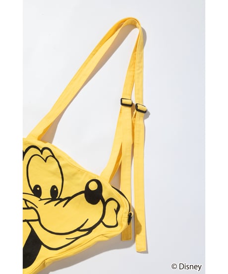 Disney / FACE DESIGN SHOULDER BAG(プルート)【WCJ-GC-056YEL07】