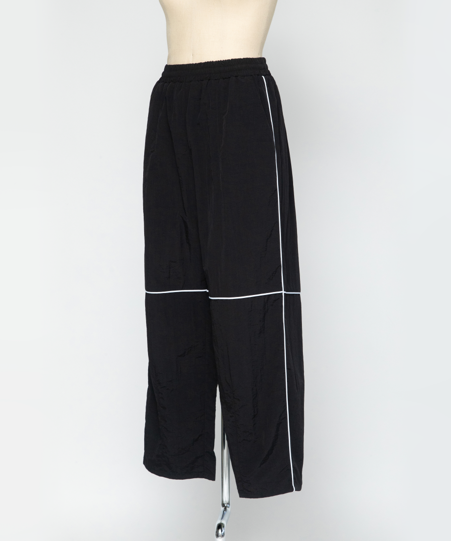wcj　パンツ パイピングナイロンパンツ【WCJ-PP-103BLK】 | WCJ OFFICIAL WEB