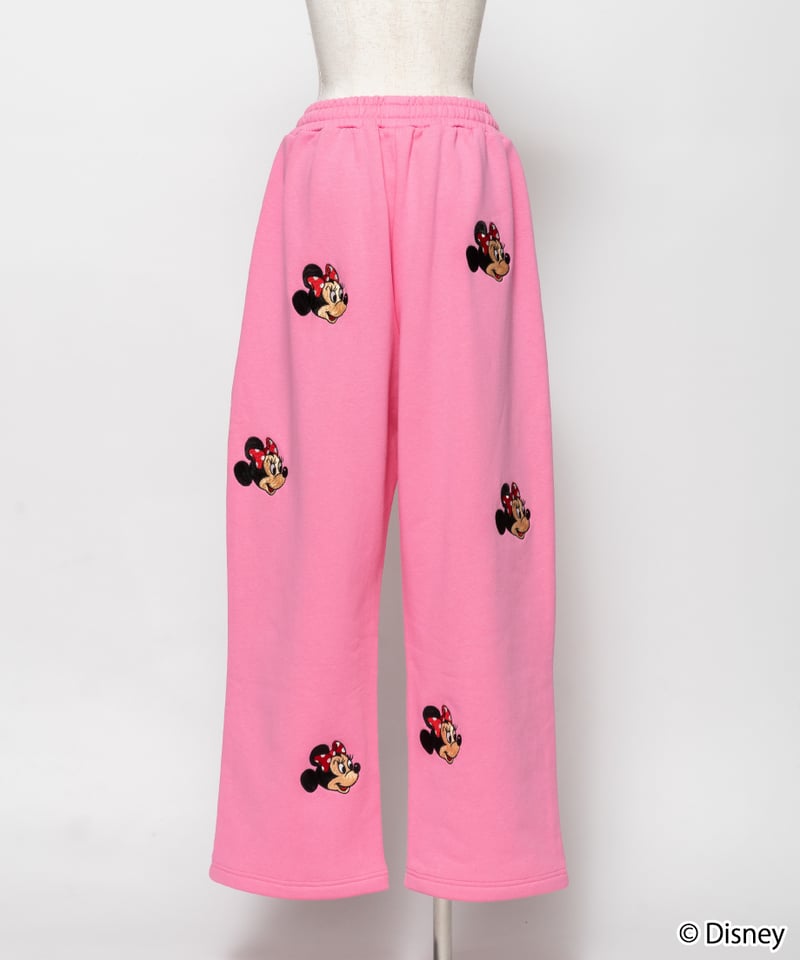 Disney / EMBROIDERY SWEAT PANTS(ミニー)【WCJ-TD-045