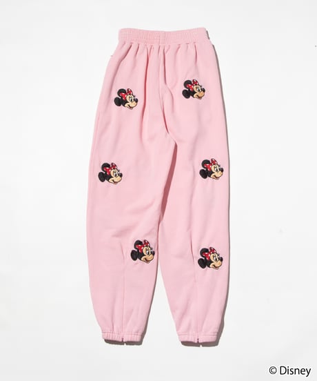 Disney / EMBROIDERY SWEAT PANTS(ミニー)【WCJ-TD-045LPK02】