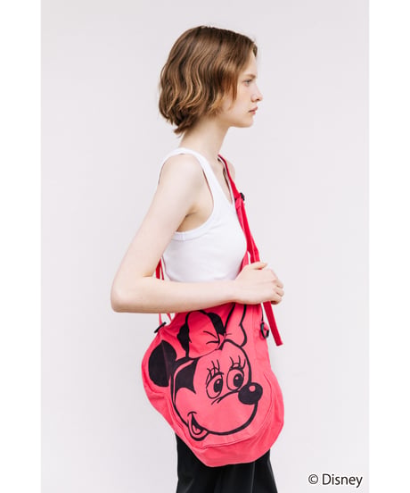 Disney / FACE DESIGN SHOULDER BAG(ミニー)【WCJ-GC-056RED02】