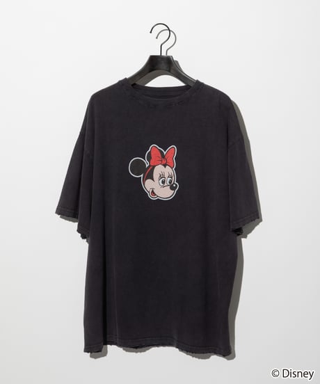 Disney / OVER DYE SS TEE（ミニー）【WCJ-GC-027BLK02】