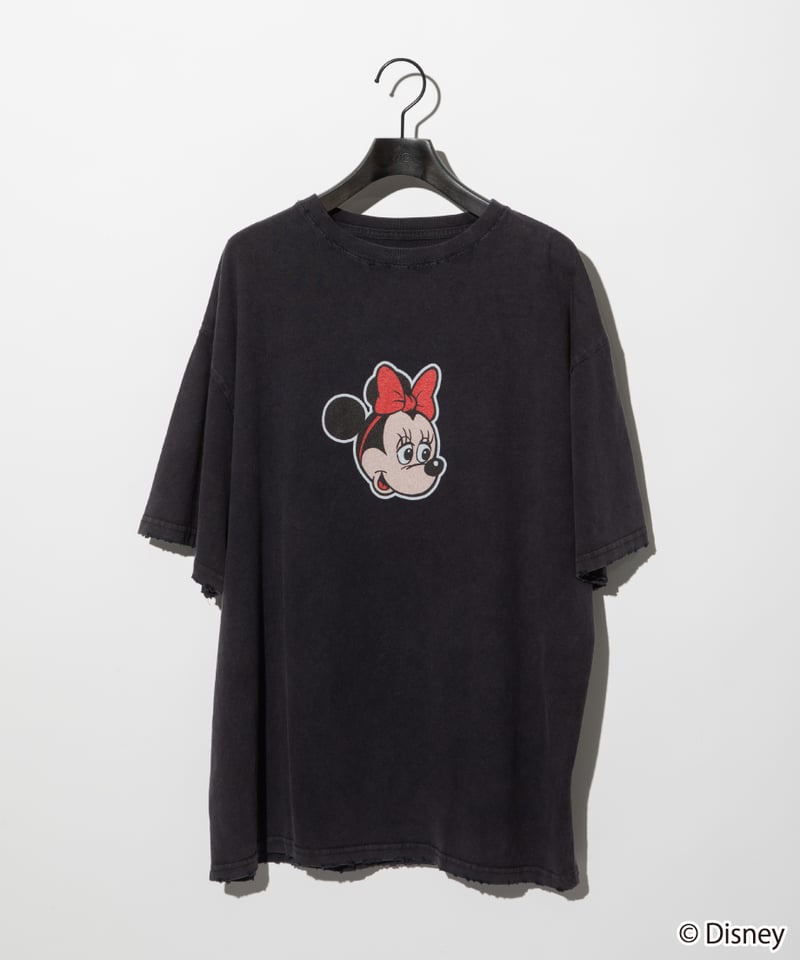 Disney / OVER DYE SS TEE(ミニー)【WCJ-GC-027BLK02】 Disney / OVER DYE SS TEE(ミニー)【WCJ-GC-027BLK02】