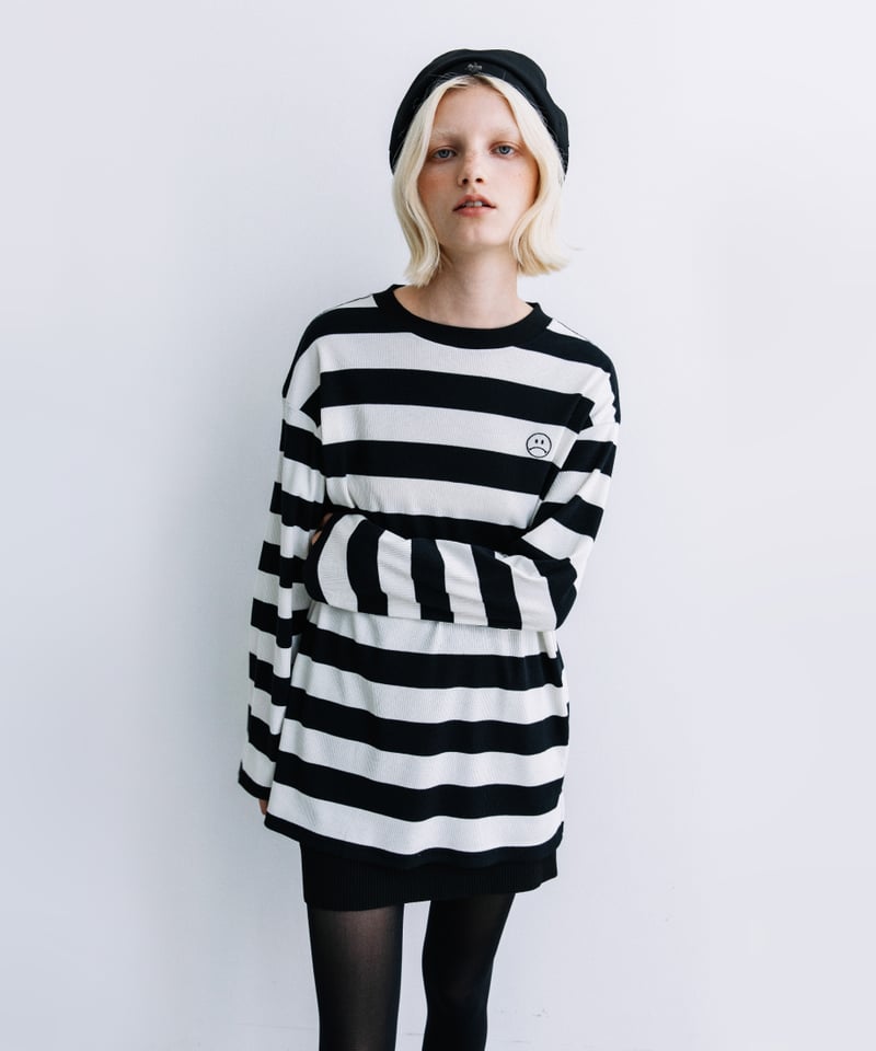 ひろりページ 未使用 WCJ インナー付きリブニットスカート インナー付きリブニットスカート【WCJ-MK-025BLK】 | WCJ OFFICIAL W