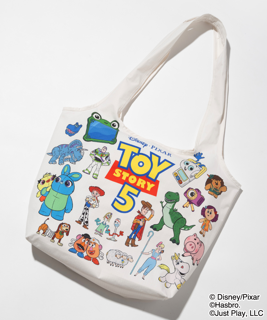 撥水】Disney&Pixar / TOY STORY 5 / 膨張エコバッグ【WCJ-TD