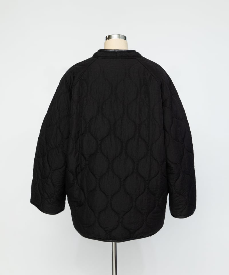 ひょうたんキルトリバーシブルコート【WCJ-JF-064BLK-BLK