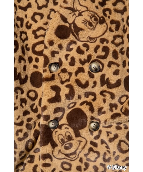 Disney / LEOPARD DESIGN COAT【WCJ-NA-048BEG-BRN】