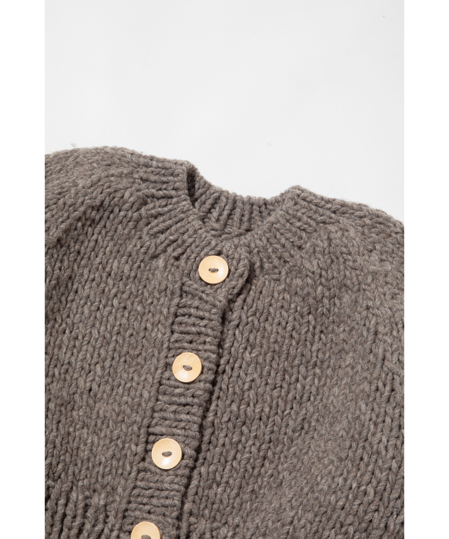 【WCJ 未使用】ハンドニットカーディガン　ホワイト WCJ 未使用】ハンドニットカーディガン ホワイト WCJ 未使用】ハンド