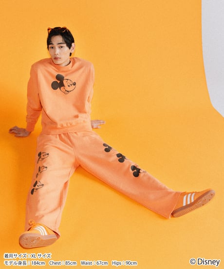 Disney / SWEAT PANTS(ミッキー)【WCJ-NA-022OR】
