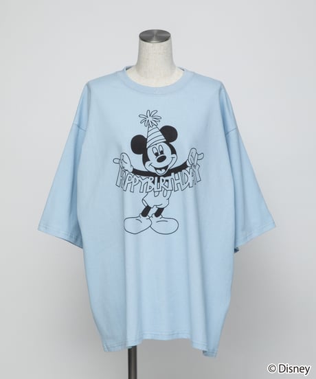 Disney / HAPPY BIRTHDAY TEE(ミッキー)【WCJ-TD-005BRN01】