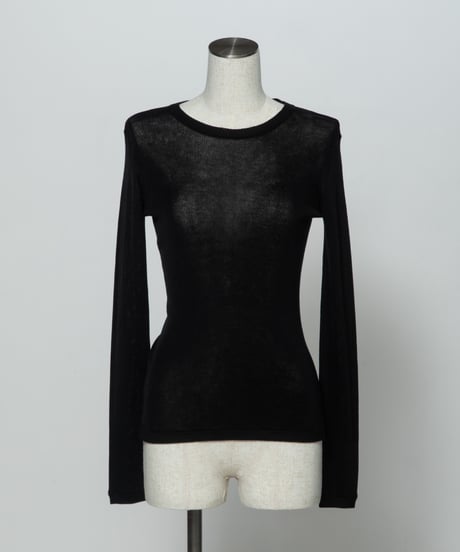 シアーニットTOPS【WCJ-MK-029BLK】