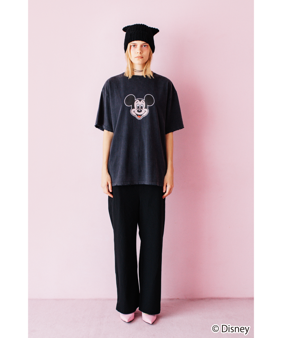 Disney / OVER DYE SS TEE(ミッキー)【WCJ-GC-027BLK01】 Disney / OVER DYE SS TEE(ミッキー)【WCJ-GC-027BLK01】
