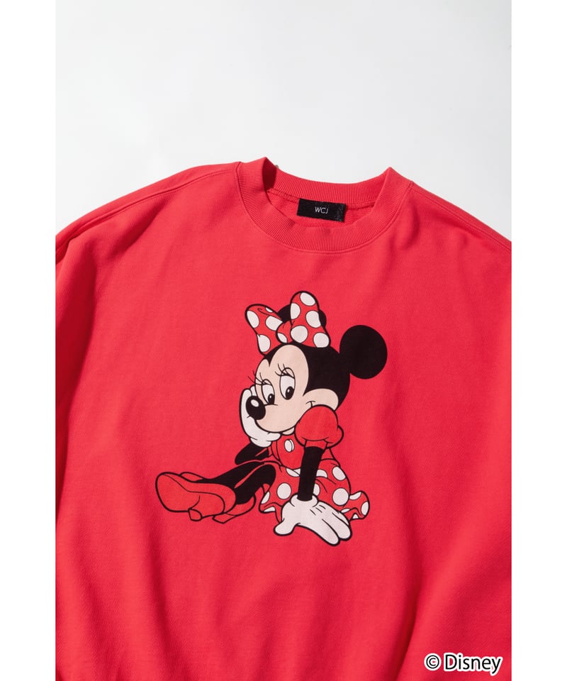 Disney / MINNIE SWEAT TOP【WCJ-TD-021RED】 | WCJ