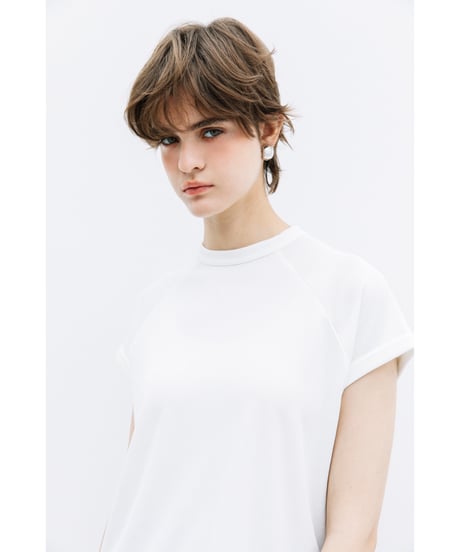 【速乾】【防シワ】フレンチスリーブTEE【WCJ-PP-057WHT】