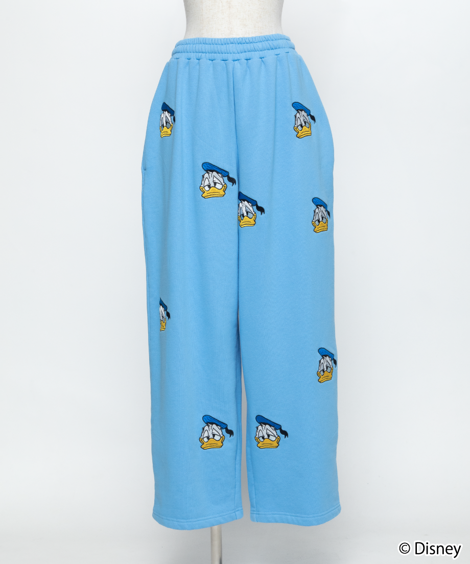 Disney / EMBROIDERY SWEAT PANTS(ドナルド)【WCJ-TD-04
