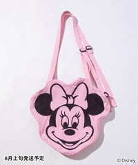 Disney / FACE DESIGN SHOULDER BAG(ミニー)【WCJ-GC-056PNK02】※8月上旬発送予定