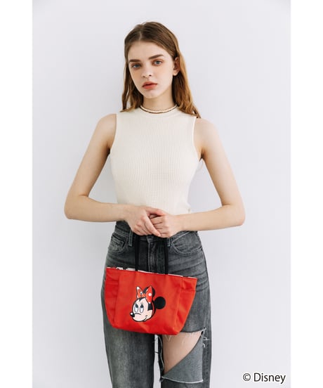 【撥水】Disney / REVERSIBLE TOTE BAG(S)(ミニー)【WCJ-TD-013RED-BEG02】