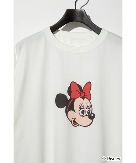 Disney / OVER DYE SS TEE（ミニー）【WCJ-GC-027WHT02】