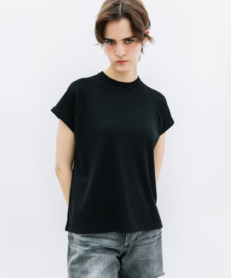 速乾】【防シワ】フレンチスリーブTEE【WCJ-PP-057BLK】 | WCJ OFFIC