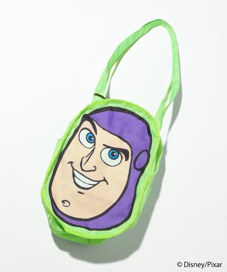 Disney&Pixar / TOY STORY / FACE DESIGN COLOR TOTE BAG(バズ・ライトイヤー)【WCJ-GC-061GRN22】※6月下旬発売予定