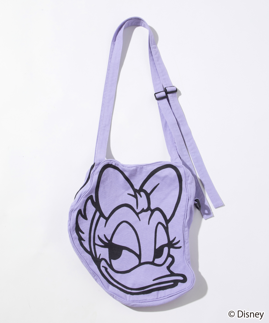 WCJ ディズニー デイジー ショルダーバッグ Disney / FACE DESIGN SHOULDER BAG(デイジー)【WCJ-GC-