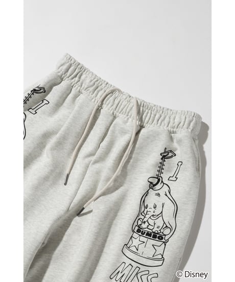 Disney / SWEAT PANTS(ダンボ)【WCJ-TD-053GRY27】