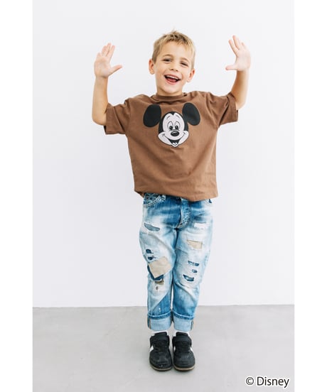 Disney / KIDS TEE（ミッキー）【WCJ-GC-051BRN01】
