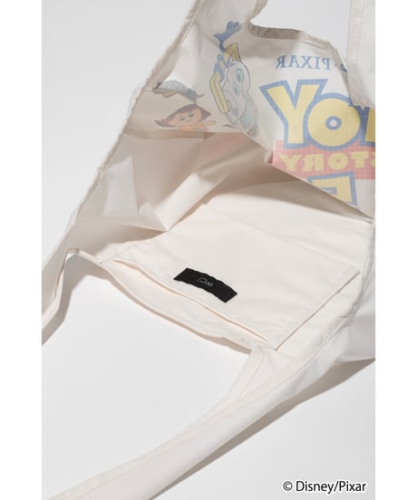 【撥水】Disney&Pixar / TOY STORY 5 / 膨張エコバッグ【WCJ-TD-058WHT】 ※7月上旬発売予定