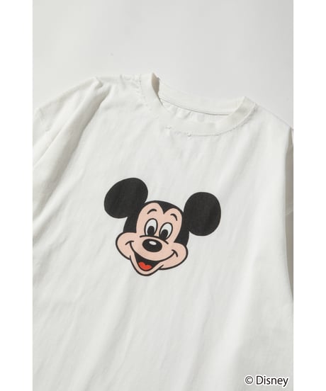 Disney / OVER DYE SS TEE（ミッキー）【WCJ-GC-027WHT01】
