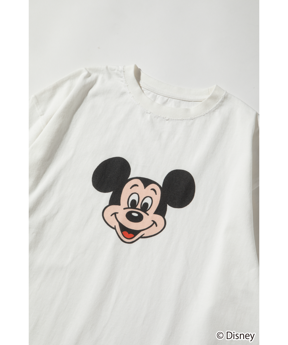 Disney / OVER DYE SS TEE(ミッキー)【WCJ-GC-027WHT01】 Disney / OVER DYE SS TEE(ミッキー)【WCJ-GC-027WHT01】