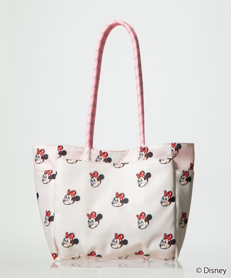 【撥水】Disney / REVERSIBLE TOTE BAG(ミニー)【WCJ-TD-012PNK-BEG02】