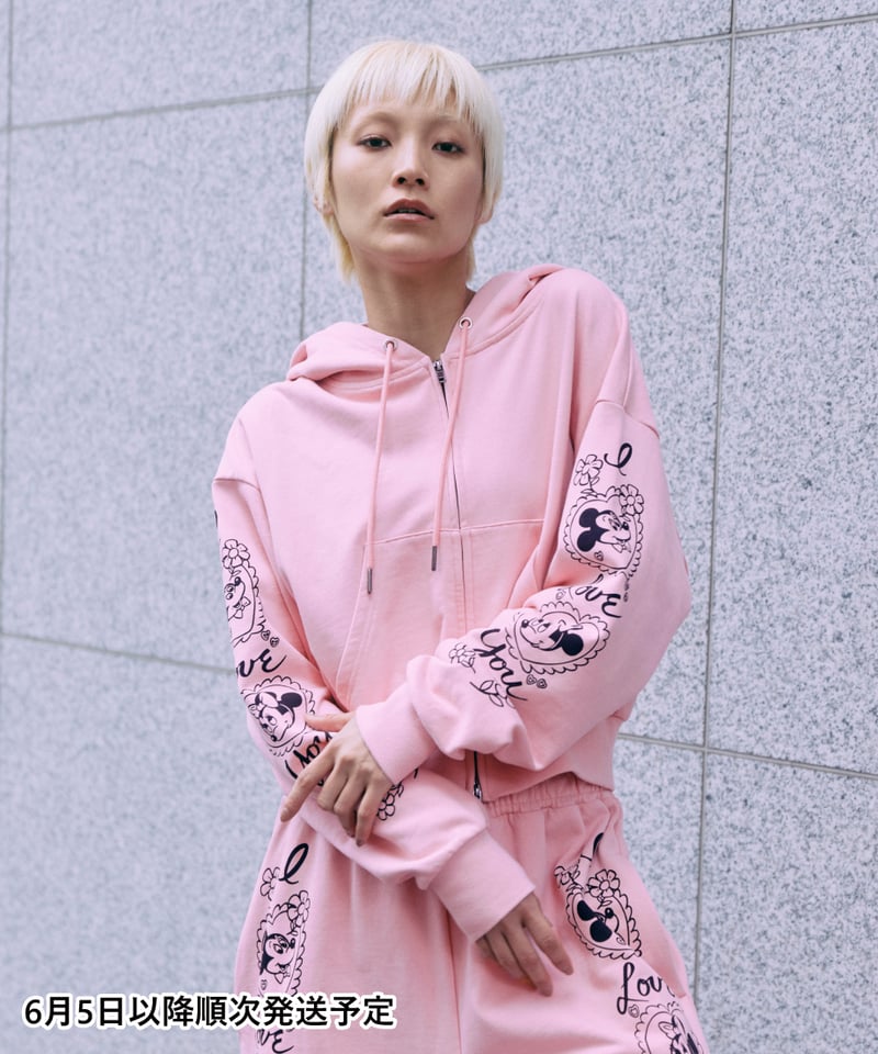 Disney / SWEAT ZIP HOODIE(ミッキー&ミニー)【WCJ-TD-062P