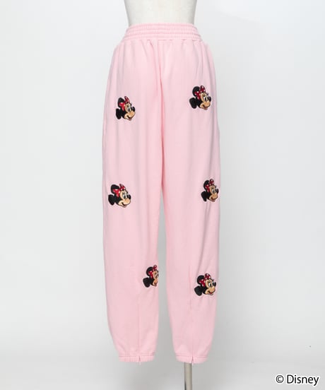 Disney / EMBROIDERY SWEAT PANTS(ミニー)【WCJ-TD-045LPK02】