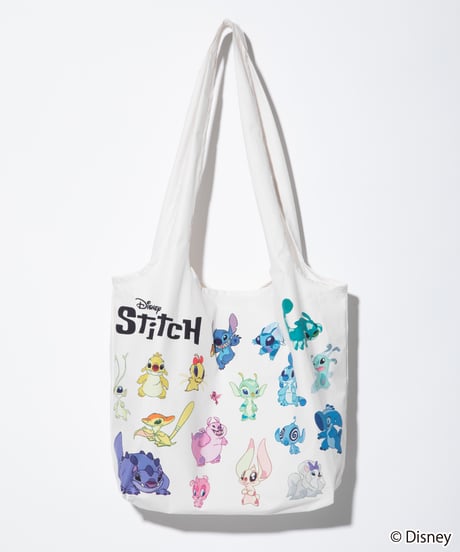 【撥水】Disney / Lilo & Stitch 膨張エコバッグ【WCJ-TD-019IVO】