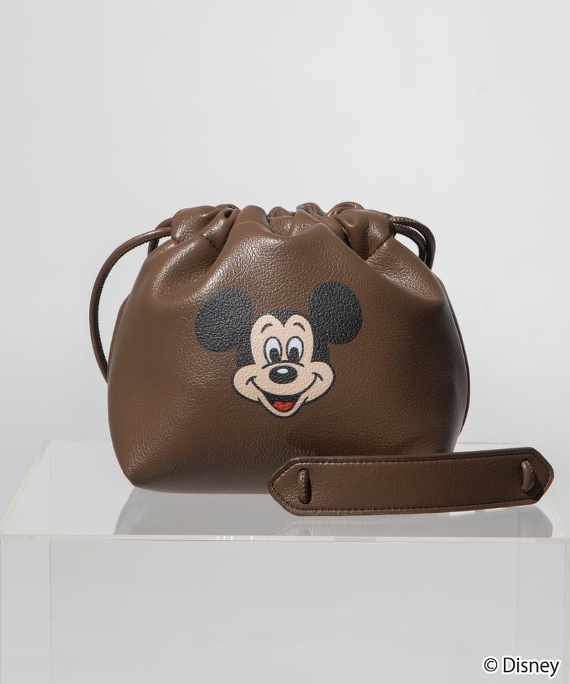 Disney / DRAWSTRING BAG(ミッキー)【WCJ-QU-115BRN01】 Disney / DRAWSTRING BAG(ミッキー)【WCJ-QU-115BRN01】