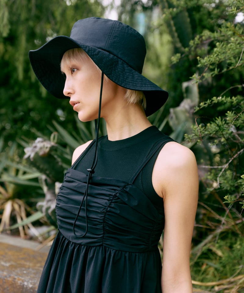 撥水】クマポケッタブルハット【WCJ-SM-065BLK】※6月下旬発売予定