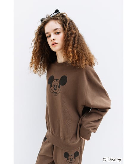 Disney / SWEAT TOP(ミッキー)【WCJ-NA-049BRN01】